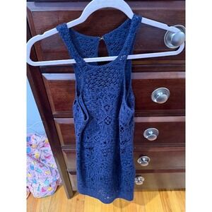 Lilly Pulitzer crochet dress in Navy